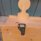 Antique carved wooden wall shelf