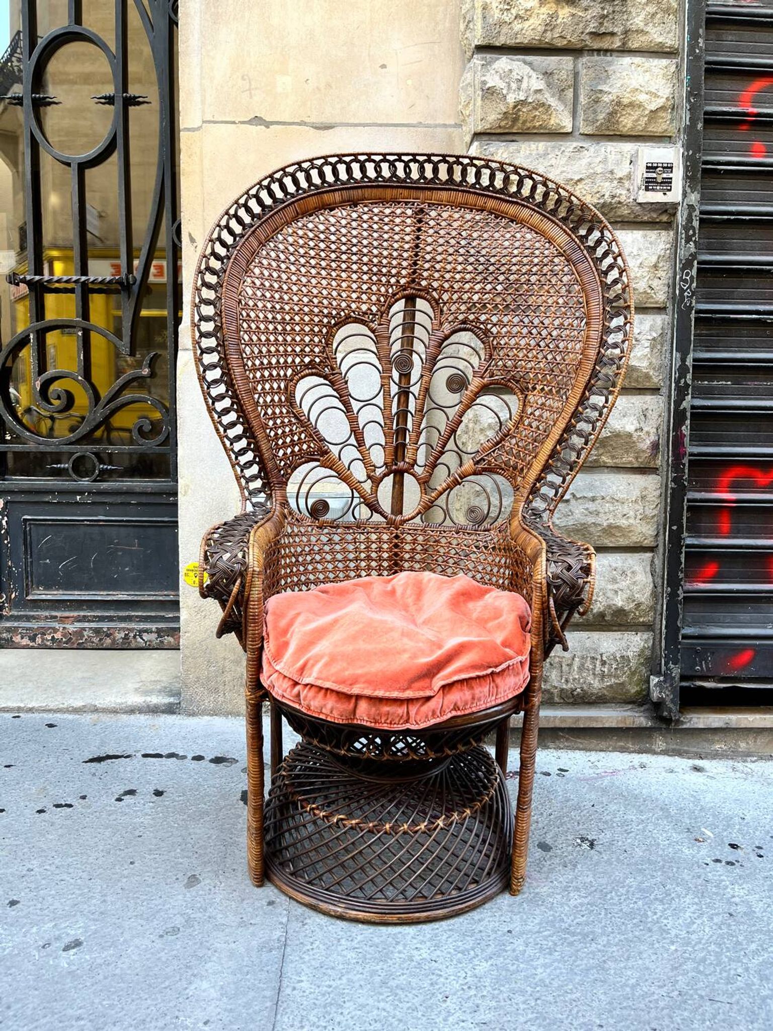 “Emmanuelle” rattan armchair, 1970