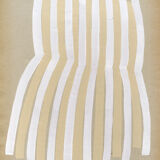 "Stripes" Original painting on vintage paper