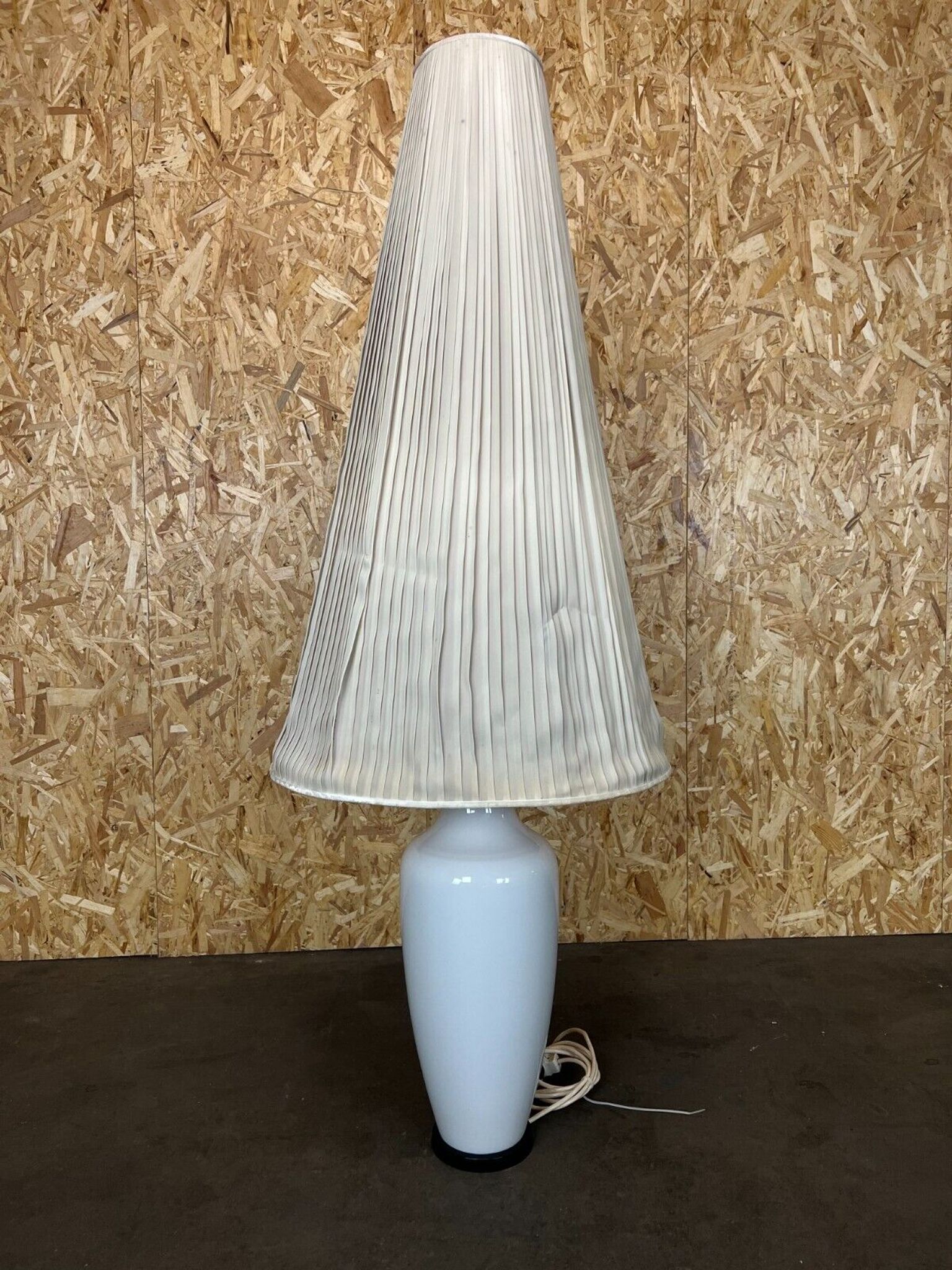 Lampe porcelaine KPM laiton space age, 60s 70s