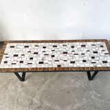 Modernist coffee table in glazed ceramic, circa 1960