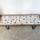 Modernist coffee table in glazed ceramic, circa 1960