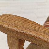 1960s, Danish design, armchair, oak wood, furniture wool.