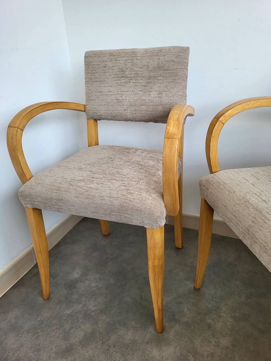 Pair of 1950s bridge chairs