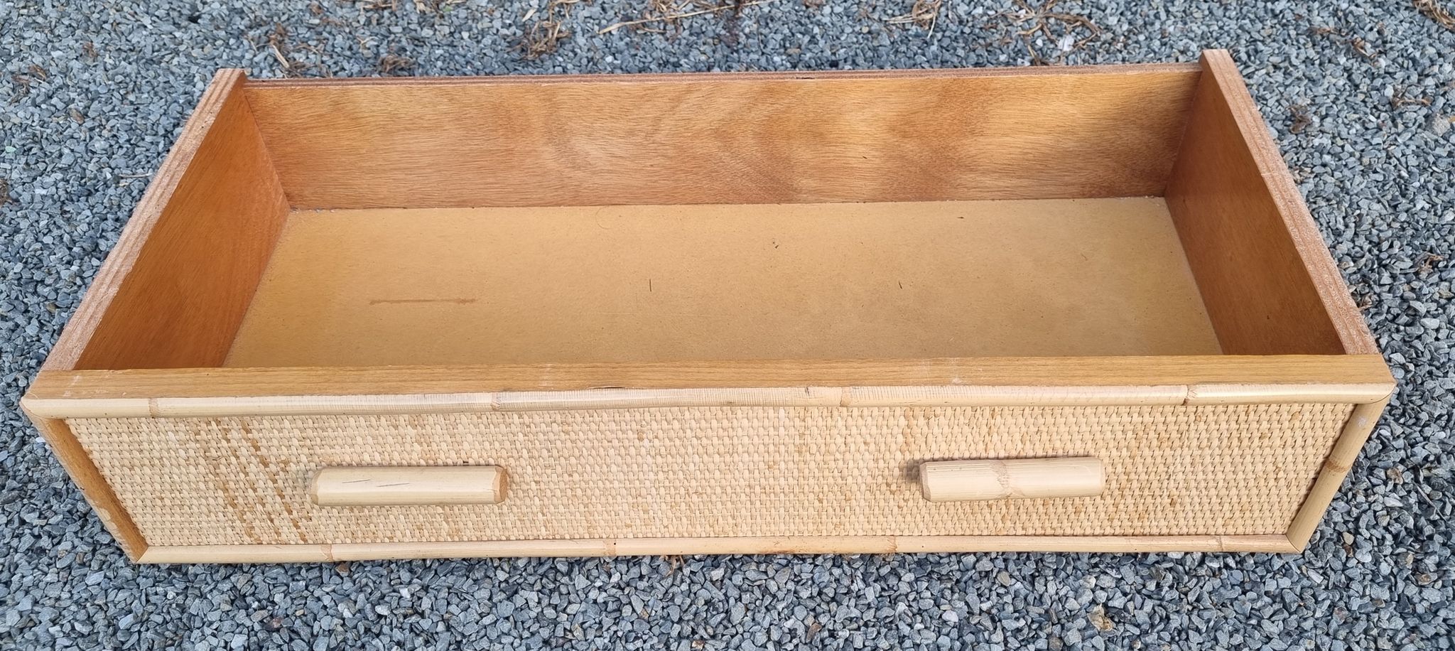 Commode vintage bambou et rotin années 60 / 70