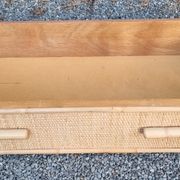 Commode vintage bambou et rotin années 60 / 70