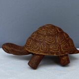 Accolay turtle, ceramic sculpture