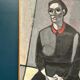 Large Original Swedish Oil on Canvas – "Portrait of Mme S" by Axel Ekelund – Signed – Vintage and Framed – 89 × 67 cm (35" × 26.4")
