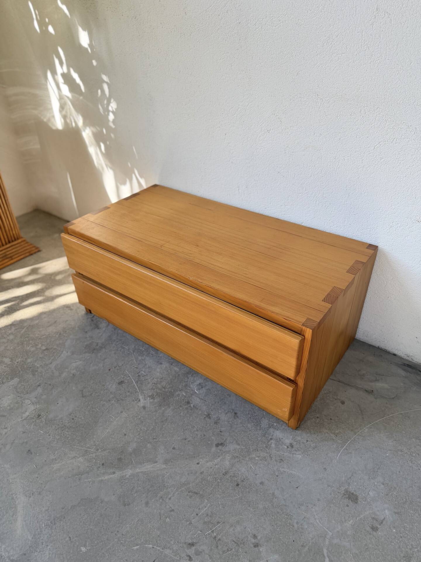 Bedside cabinet pine Maison Regain