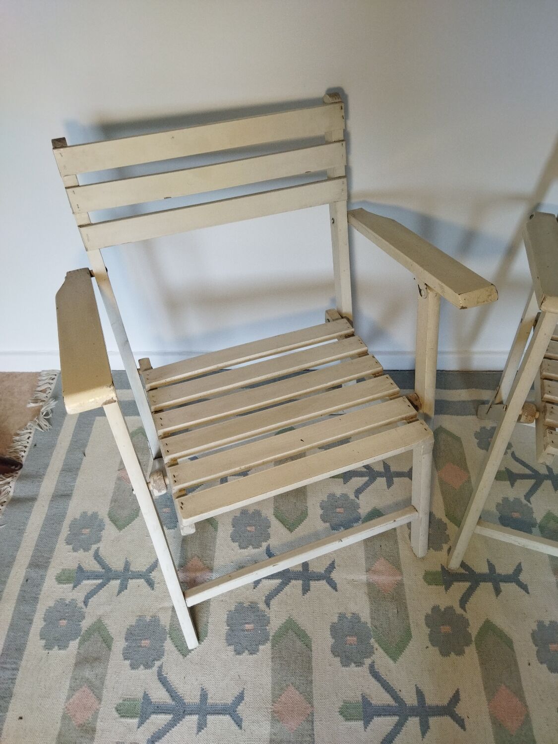 Vintage folding chairs