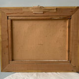 Lake lugano switzerland old animated vintage painting