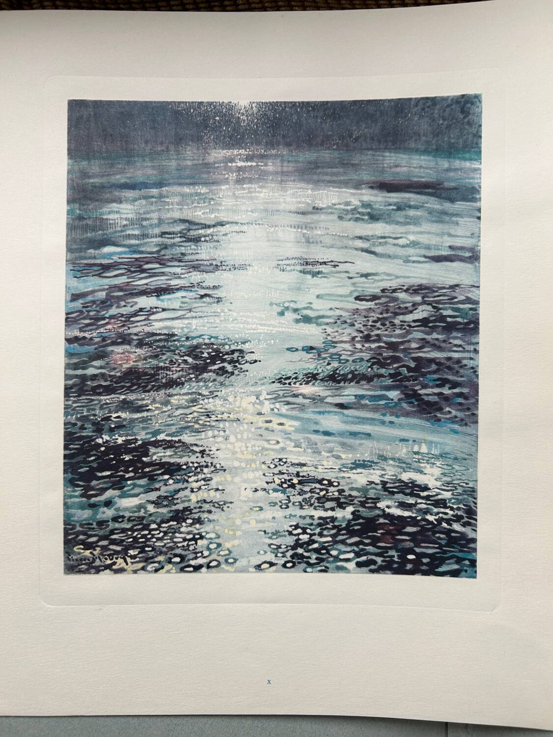 Eaux-fortes de Pierre Fleury « visages de la mer »