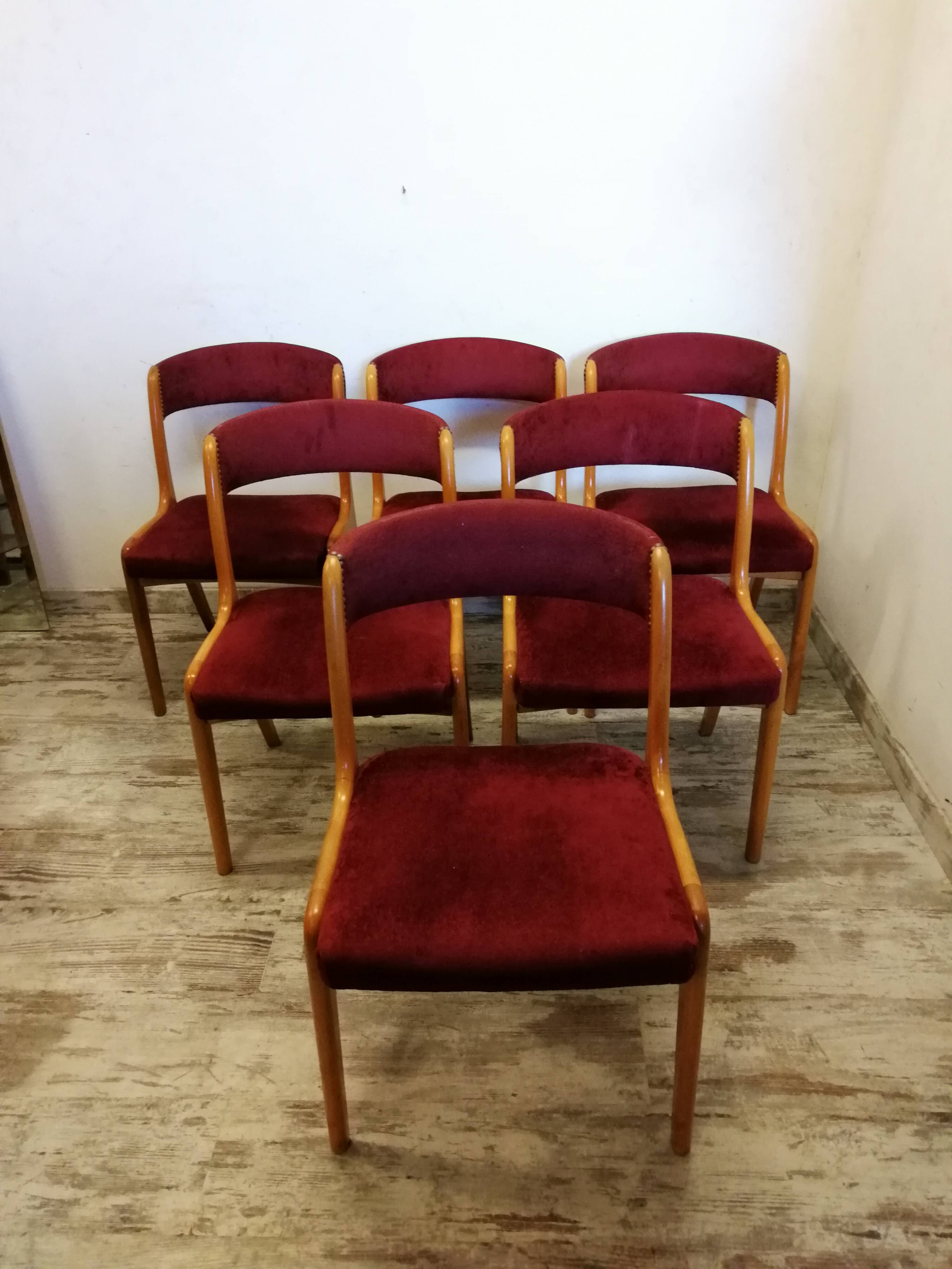 6 Baumann gondola model chairs