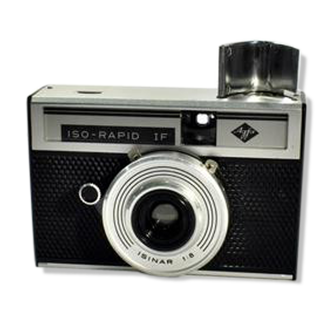 Appareil Photo Argentique - Agfa Iso Rapid IF - & sacoche - vintage 60