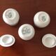 Lot of 3 small pots including 2 with lids DIGOIN Sarregumines Nobilis 1900