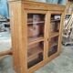 English display cabinet in old pine