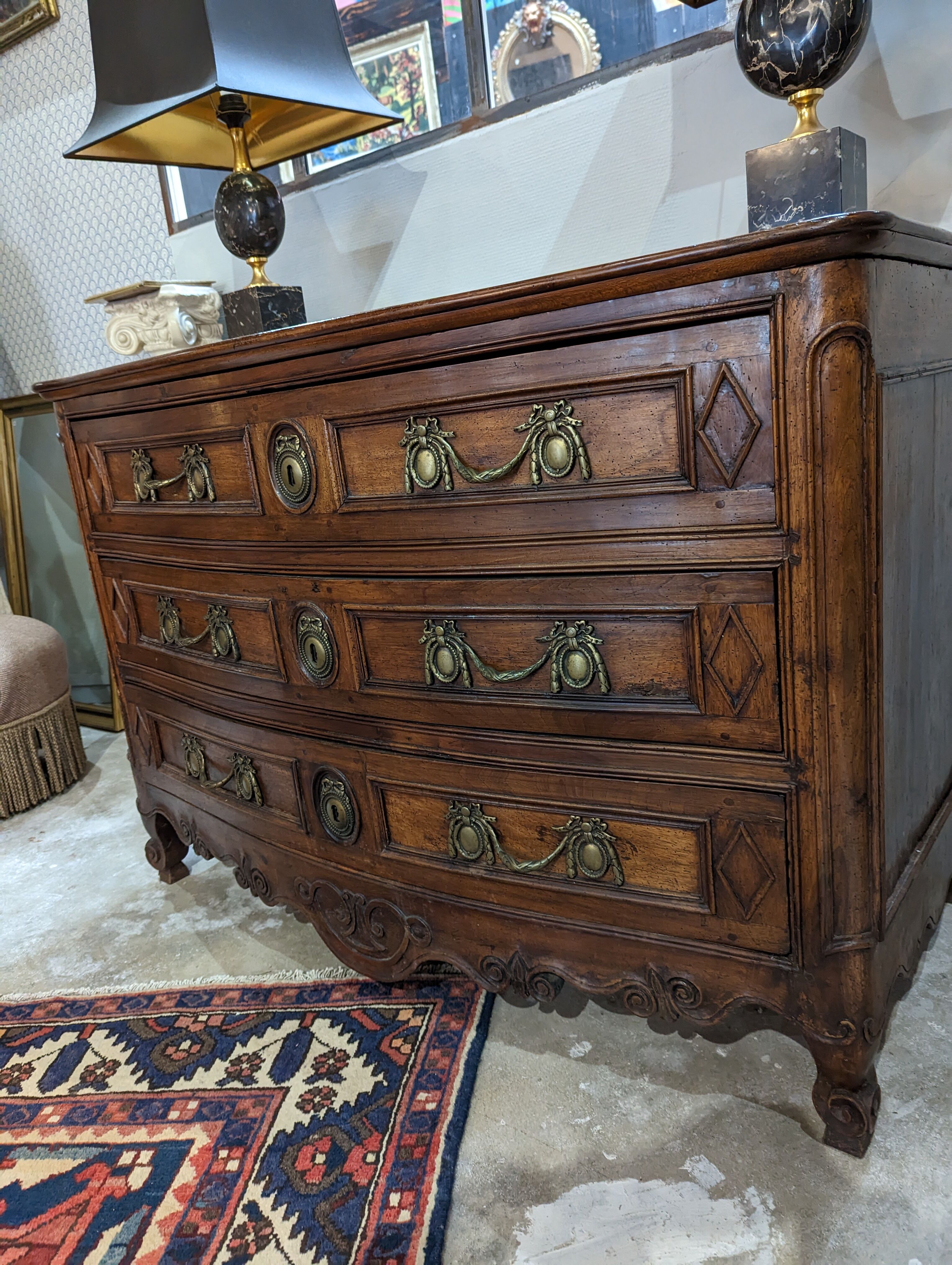 Louis XV period chest of drawers