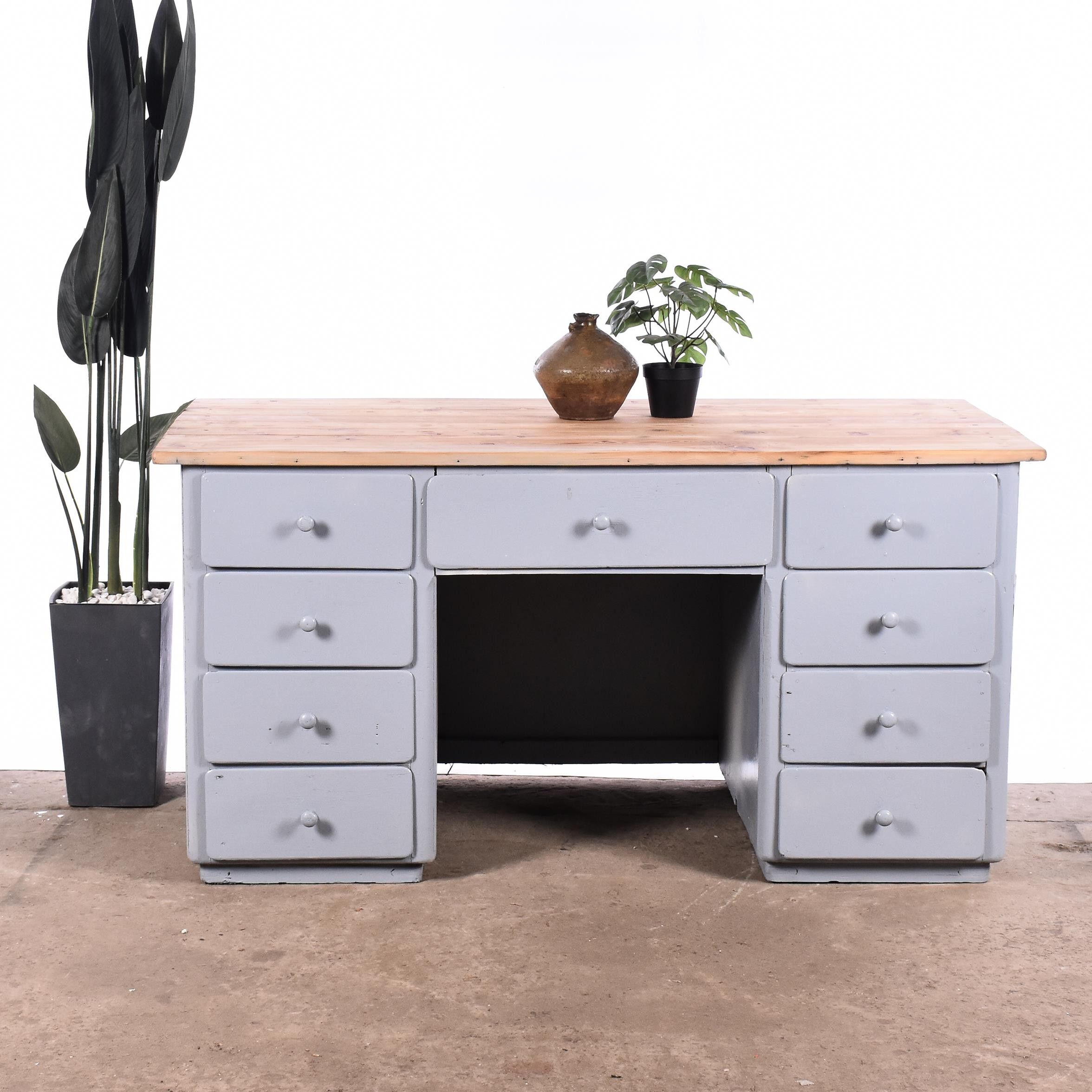 Vintage workbench gray