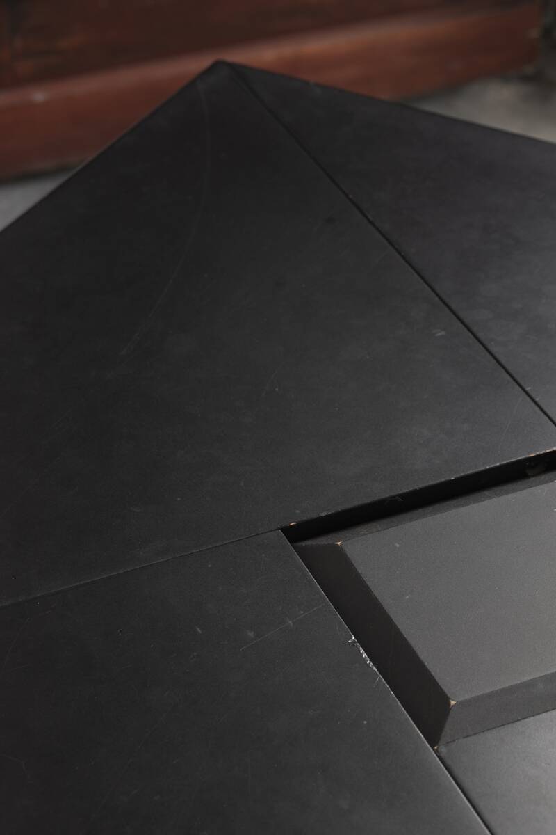 Origami dining table, Italy, 1980s