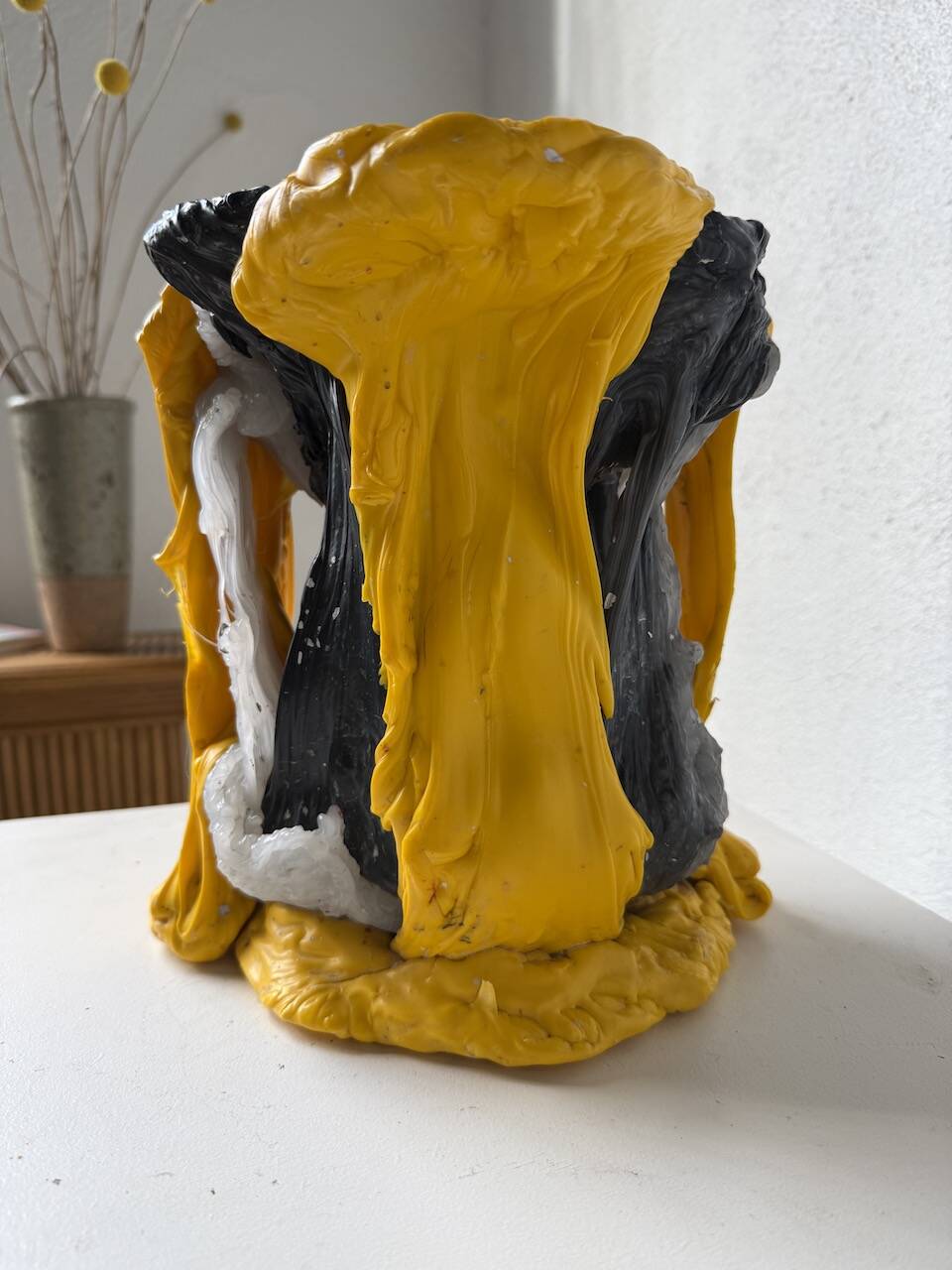 Resin fish sculpture