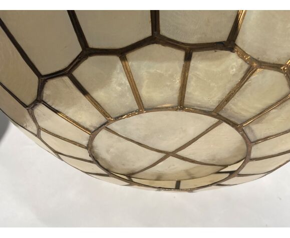 Feldman small Capiz shell pendant lamp | Selency