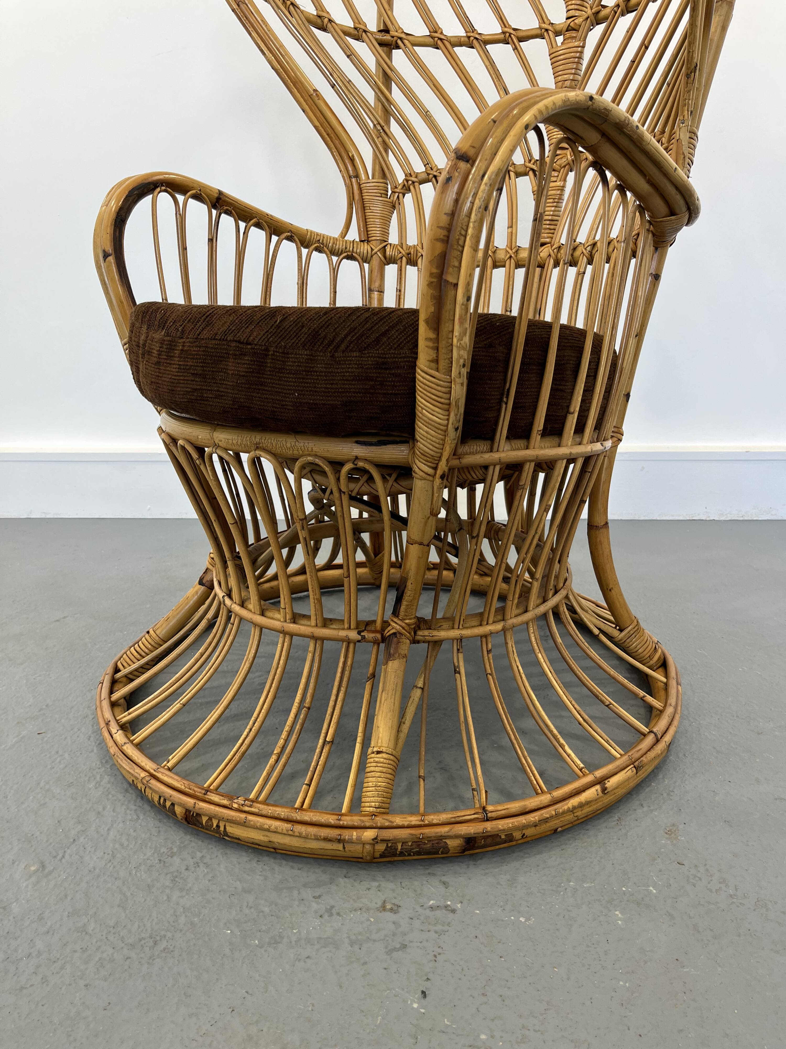 Wicker Chair by Gio Ponti and Lio Carminati, 1960s