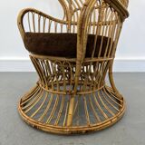 Wicker Chair by Gio Ponti and Lio Carminati, 1960s