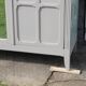 Vintage upholstered Parisian wardrobe
