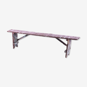 Banc en bois vintage