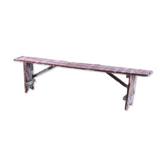 Banc en bois vintage