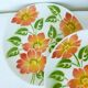 4 vintage Moulin des Loups Orchies dessert plates, Ontario model 210677