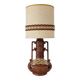 Vintage Fat Lava ceramic lamp – 70s retro lamp with shade