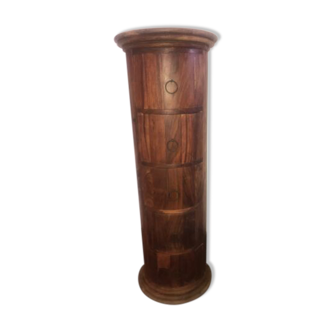 Colonne de rangement rustique