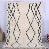 Handmade wool Berber rug 250x150 cm