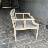 Fauteuil design bois brut