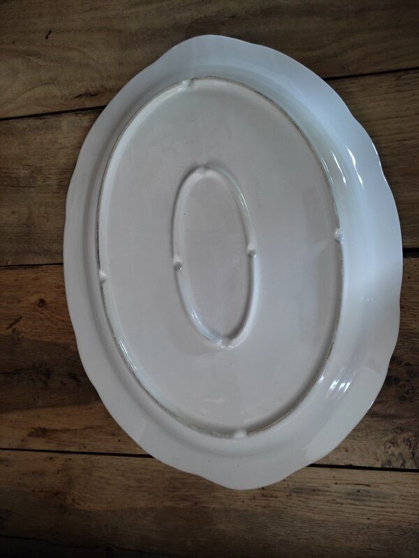 Large Porcelain Dish decoration Birds Peacocks Ancient