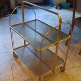 Foldable trolley on wheels