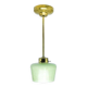 Suspension en verre du milieu du siècle, années 1950
