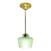 Suspension en verre du milieu du siècle, années 1950