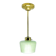Suspension en verre du milieu du siècle, années 1950