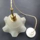 Large Art Deco pendant light from the 1950s, vintage.