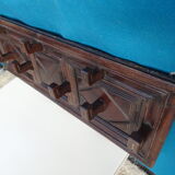 Wall coat rack solid oak 9 hooks