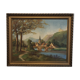 Oil on canvas: lively landscape