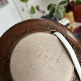 St Philbert enamelled stoneware ceramic lamp
