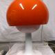 Lampe champignon orange design années 70