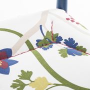 Vintage Flower Fabric & Blue Beech Armchair