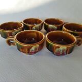 6 bistro coffee cups