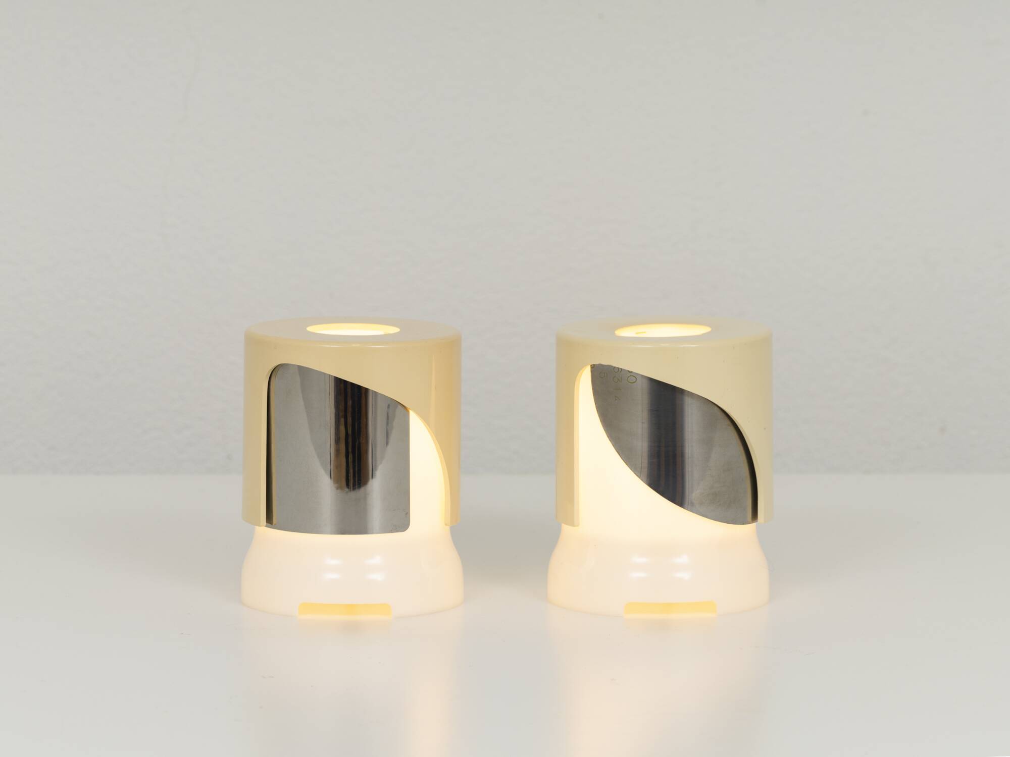 Paire de lampes de table "KD24" de Joe Colombo, Kartell, 1964
