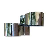 1970 chrome design wall lamp