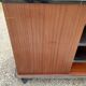 1960s roller service in mahogany and formica fournier paris